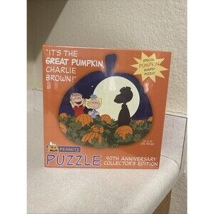 Peanuts It's The Great Pumpkin Charlie Brown 500 Piece Puzzle NEW Sealed 40th